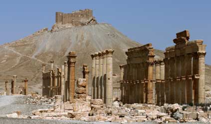 Ruins of Palmyra - an ancient Aramaic city in central Syria (Photo by erwinf)